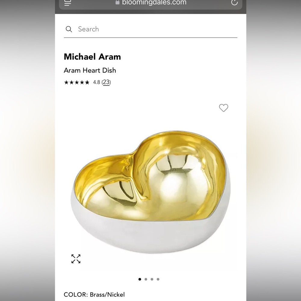 Michael Aram
Aram Heart Dish